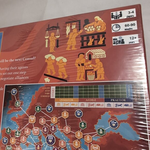 FORVM Forum Trade Empires of Rome Board Game NEW SEALED Brughmans MSRP $100CAD - Picture 6 of 9